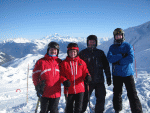 Mont Blanc v pozad
