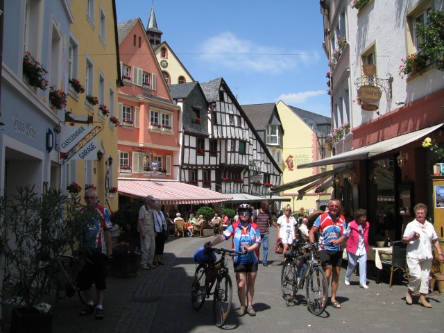 Burgstrasse v Bernkastelu